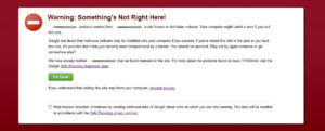 Google Blacklisting