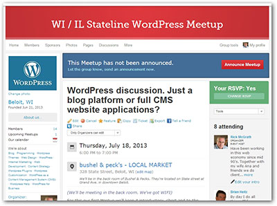 WI / IL Stateline WordPress Meetup