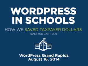WordPress in Schools | Cameron Barrett
