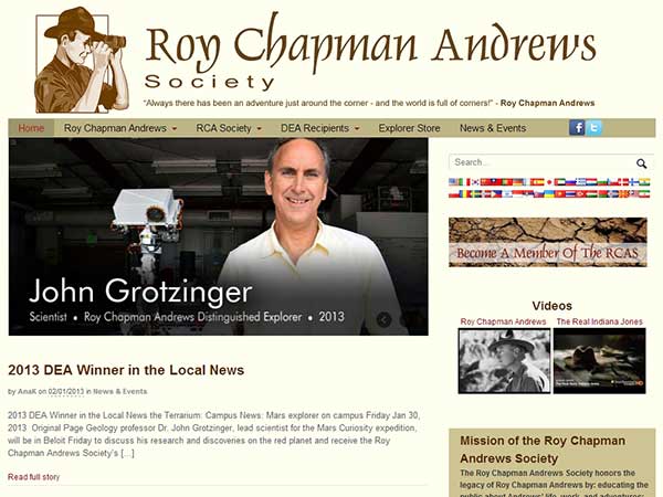 Roy Chapman Andrews Society | Education Event