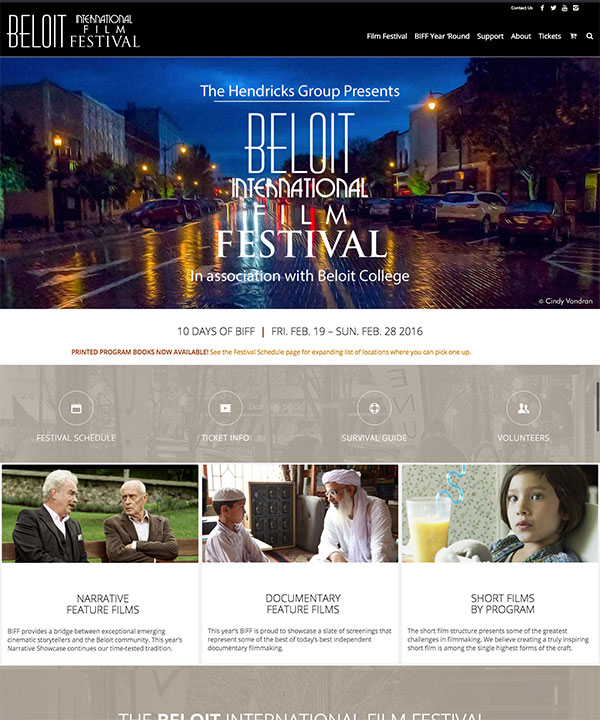 Film Festival Website Development | BIFF 2016
